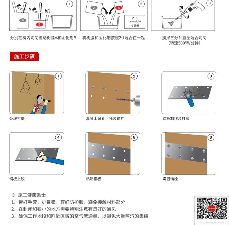 包钢沭阳粘钢加固施工过程